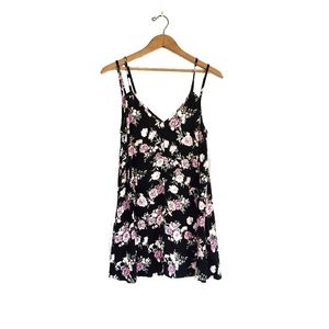 Forever 21 Floral Rose Print Mini Dress